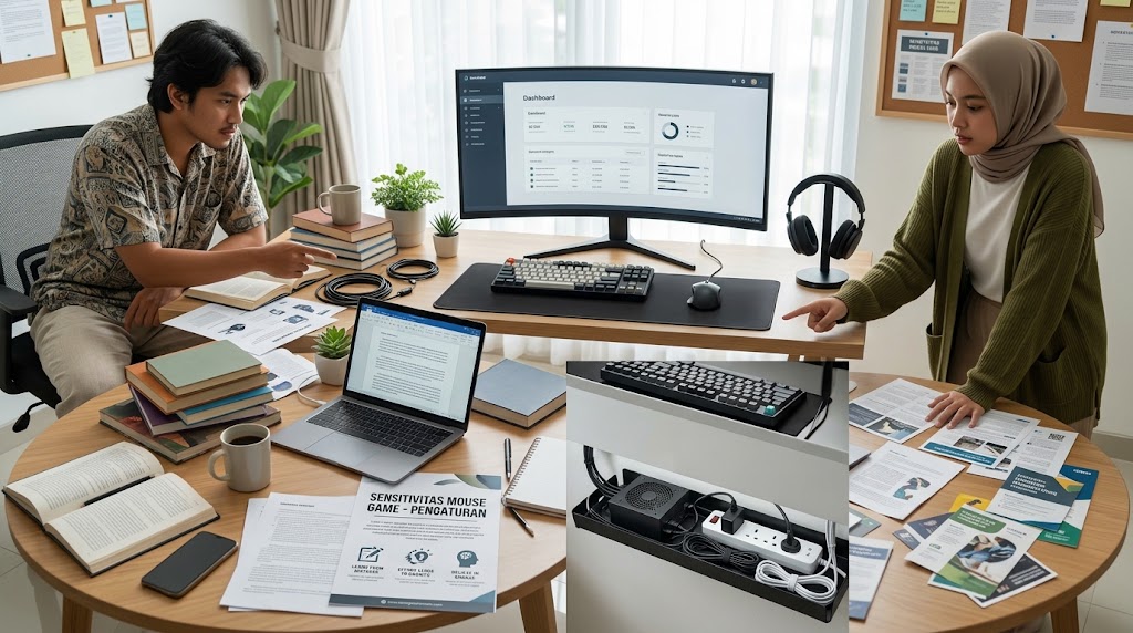 Rahasia Setup Desk Minimalis Gamer: Mengapa Manajemen Kabel Sangat Mempengaruhi Fokus?