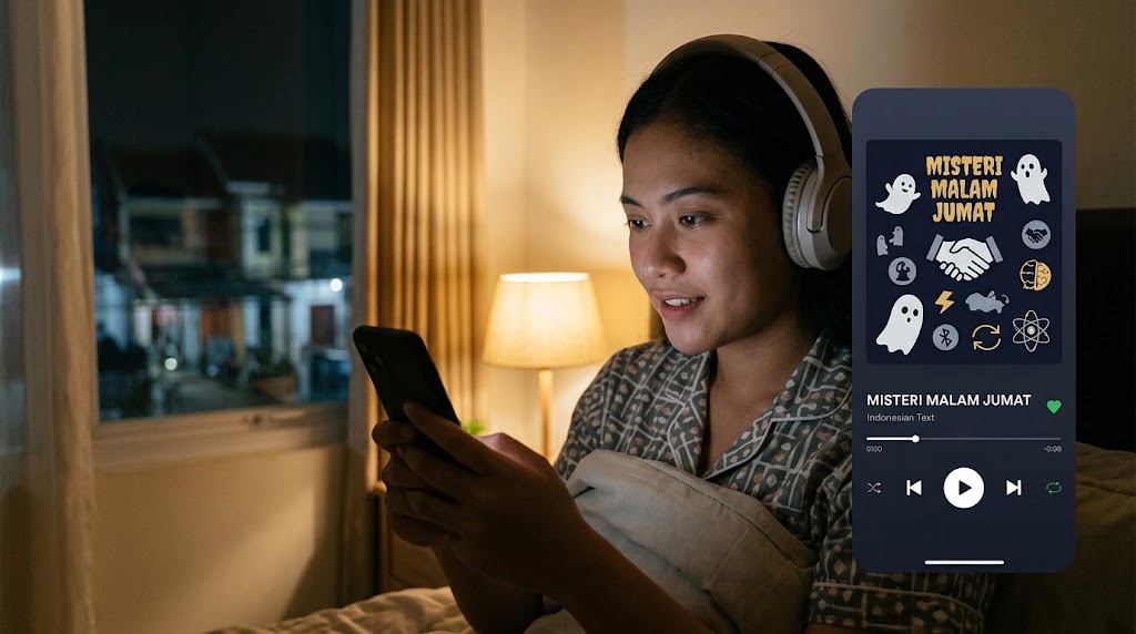 Mengapa Podcast Misteri dan Horror Tetap Jadi Rajanya Konten Sebelum Tidur?