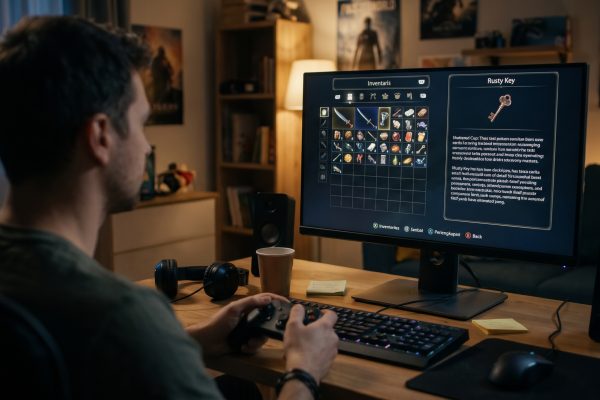 Alasan Kenapa Gamer Suka Membaca Deskripsi Barang Sepele di Menu Tas Inventaris Karakter