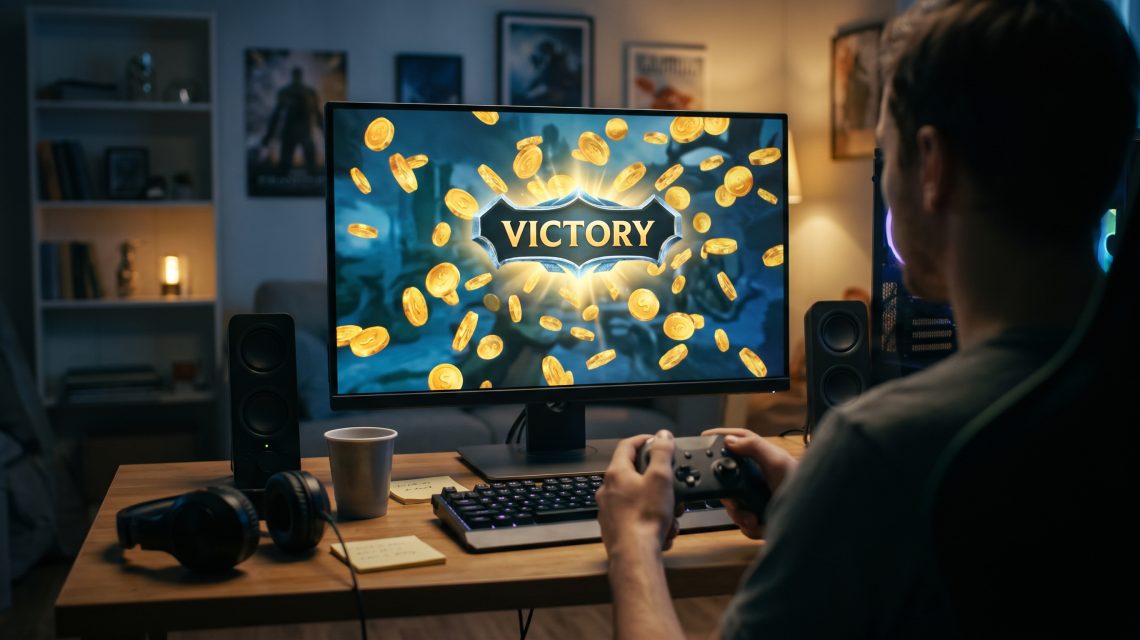 Mengapa Suara Denting Koin Emas Kemenangan Memberi Efek Kepuasan Instan di Psikologi Gamer?