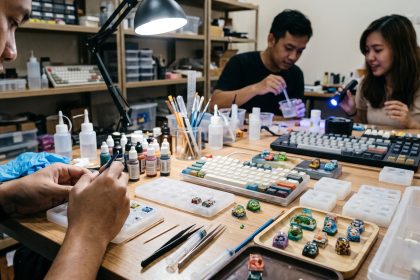 Komunitas Pengrajin Keycap Keyboard Mekanikal Berbahan Resin: Seni Miniatur di Ujung Jari