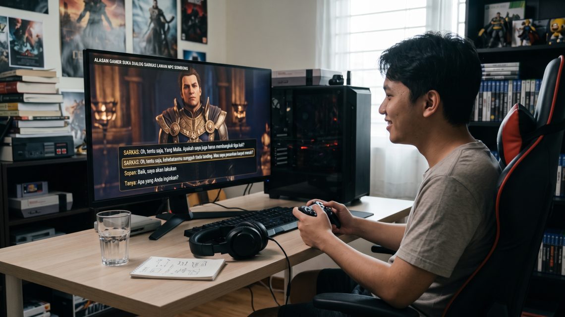 Alasan Unik Kenapa Gamer Suka Memilih Rute Dialog Sarkas Saat Berhadapan dengan NPC Sombong