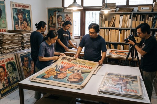 Komunitas Pengarsip Poster Bioskop Jadul Lukisan Tangan: Menyelamatkan Jejak Sejarah Sinema