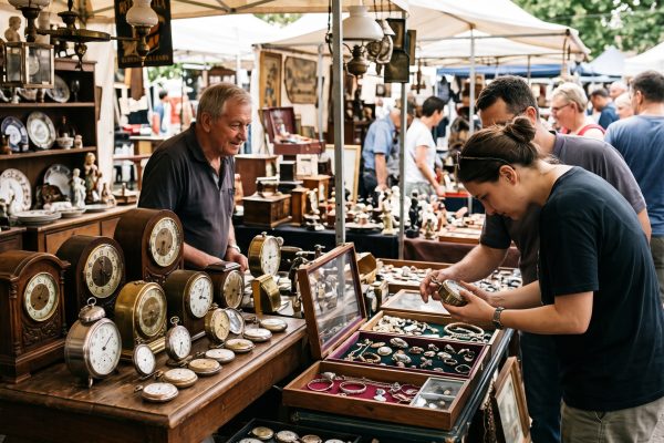 Fenomena Pasar Akhir Pekan Barang Antik: Berburu Perhiasan Vintage dan Jam Meja Mekanikal