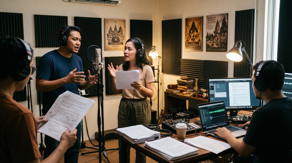 Eksplorasi Tren Podcast Kisah Sejarah Berbalut Sandiwara Radio Teater Pikiran