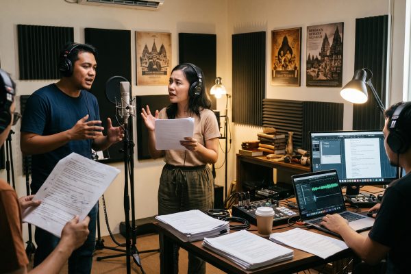 Eksplorasi Tren Podcast Kisah Sejarah Berbalut Sandiwara Radio Teater Pikiran