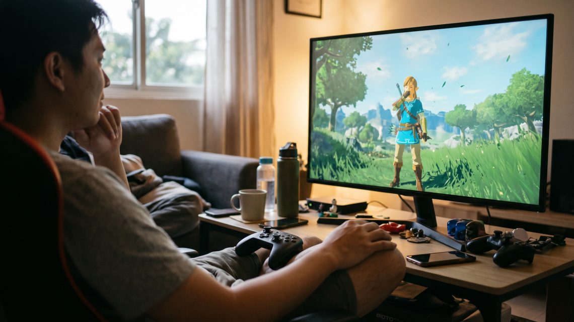 Kebiasaan Gamer Menatap Karakter Bergerak Sendiri (Idle Animation) Saat Melepas Kontroler