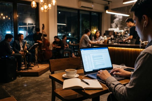Mengapa Siaran Musik Jazz Kedai Kopi Malam Hari Menjadi Teman Setia Menyelesaikan Laporan Kerja?